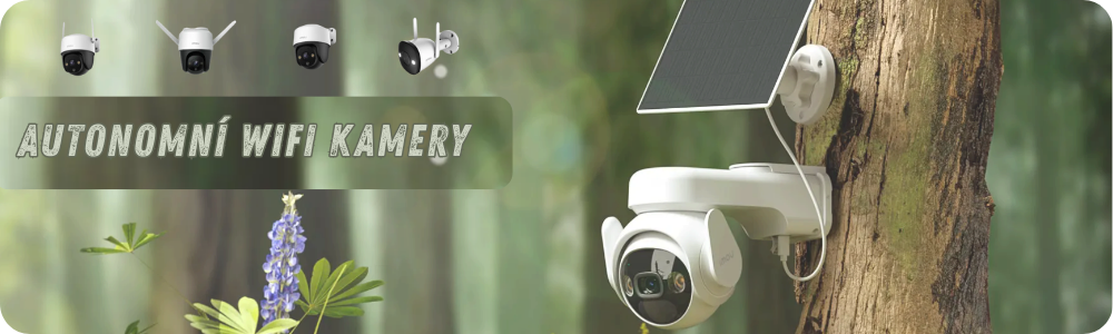 Autonomní WiFi kamery – jednoduchá instalace