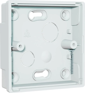 Instalační krabice UK-1G pro povrchovou montáž, hloubka 20 mm